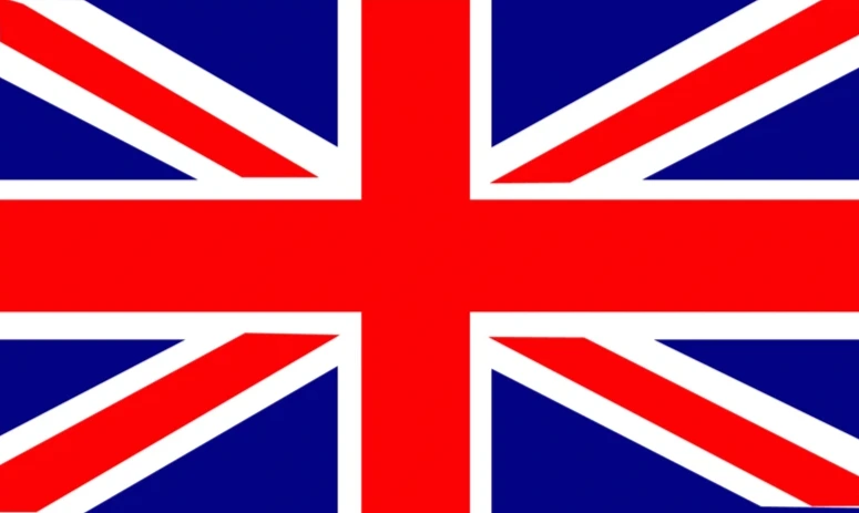 The flag of United Kingdom